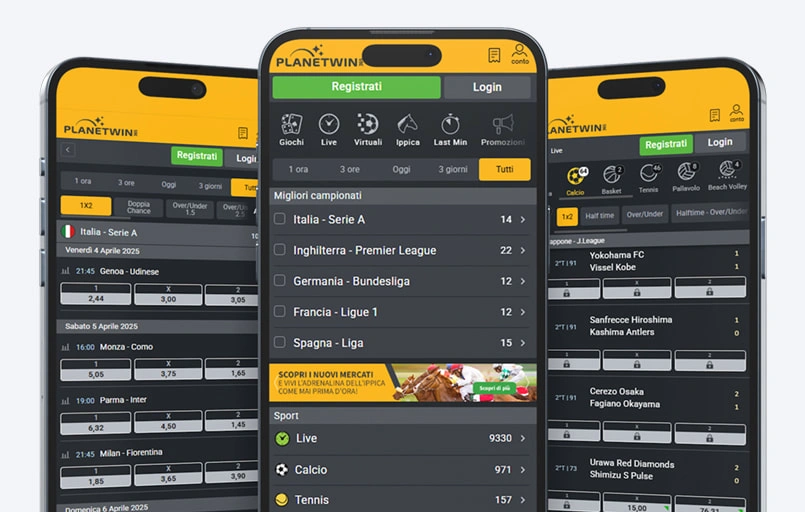 Planetwin365 interface: intuitive navigation